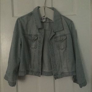 Cropped Denim Jeans Jacket